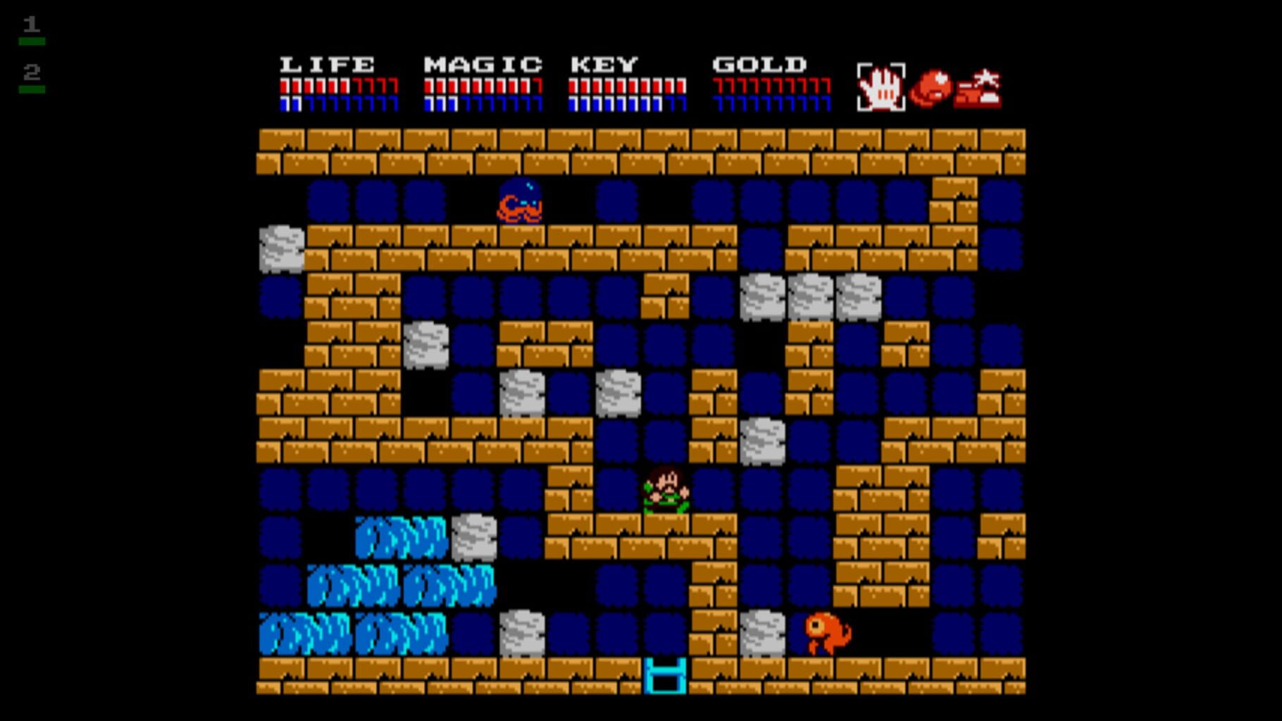 Eggconsole Dragon Slayer IV Draslefamily MSX2 screenshot