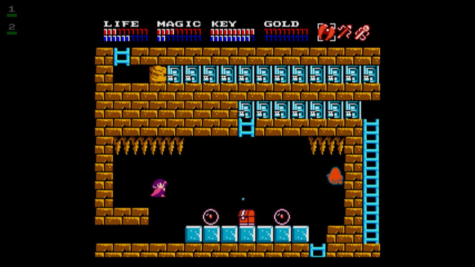 Eggconsole Dragon Slayer IV Draslefamily MSX2 screenshot