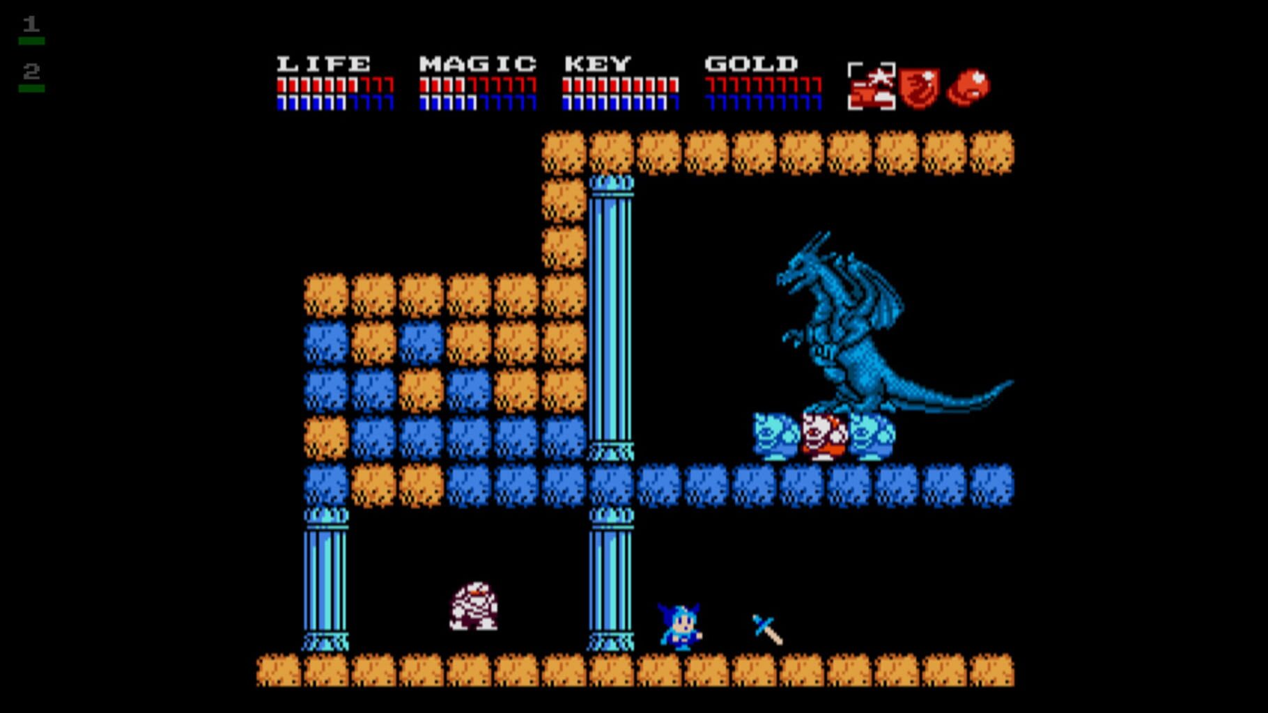 Eggconsole Dragon Slayer IV Draslefamily MSX2 screenshot