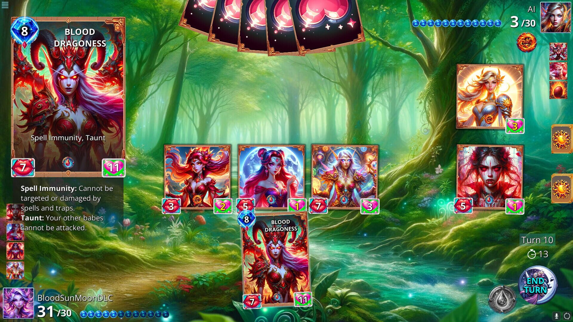 Battle Babes: Blood, Sun & Moon - Screenshot