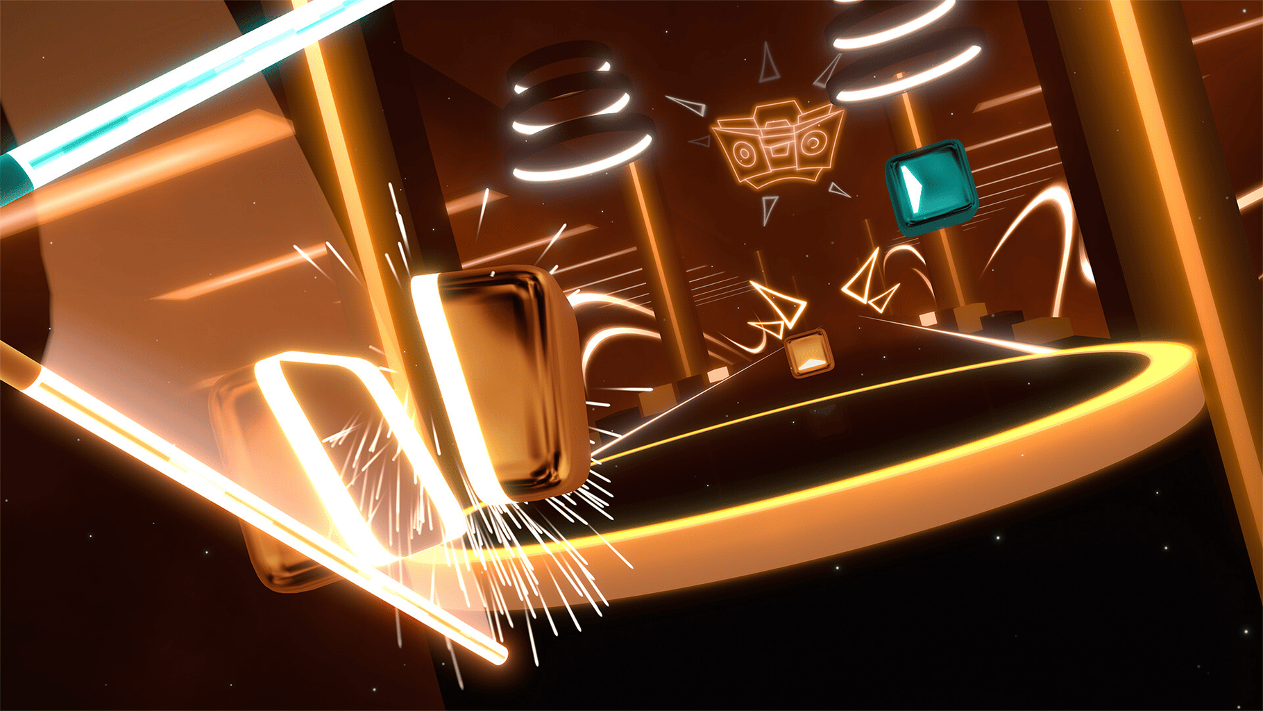 Beat Saber: Grandmaster Flash & The Furious Five - "The Message" screenshot