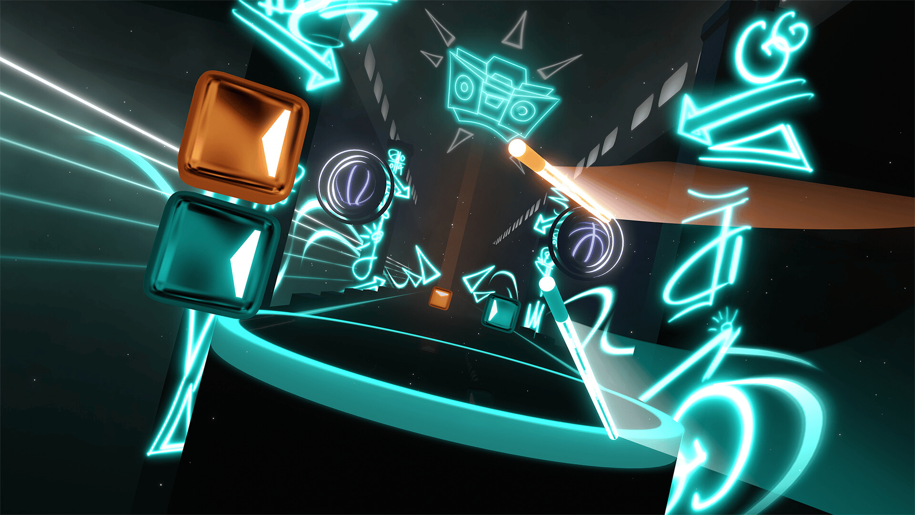 Beat Saber: Grandmaster Flash & The Furious Five - "The Message" screenshot