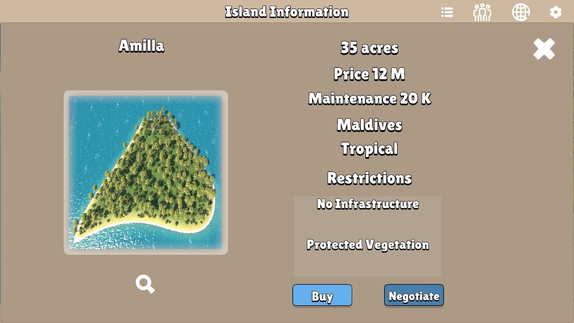 Island Designer - Screenshot
