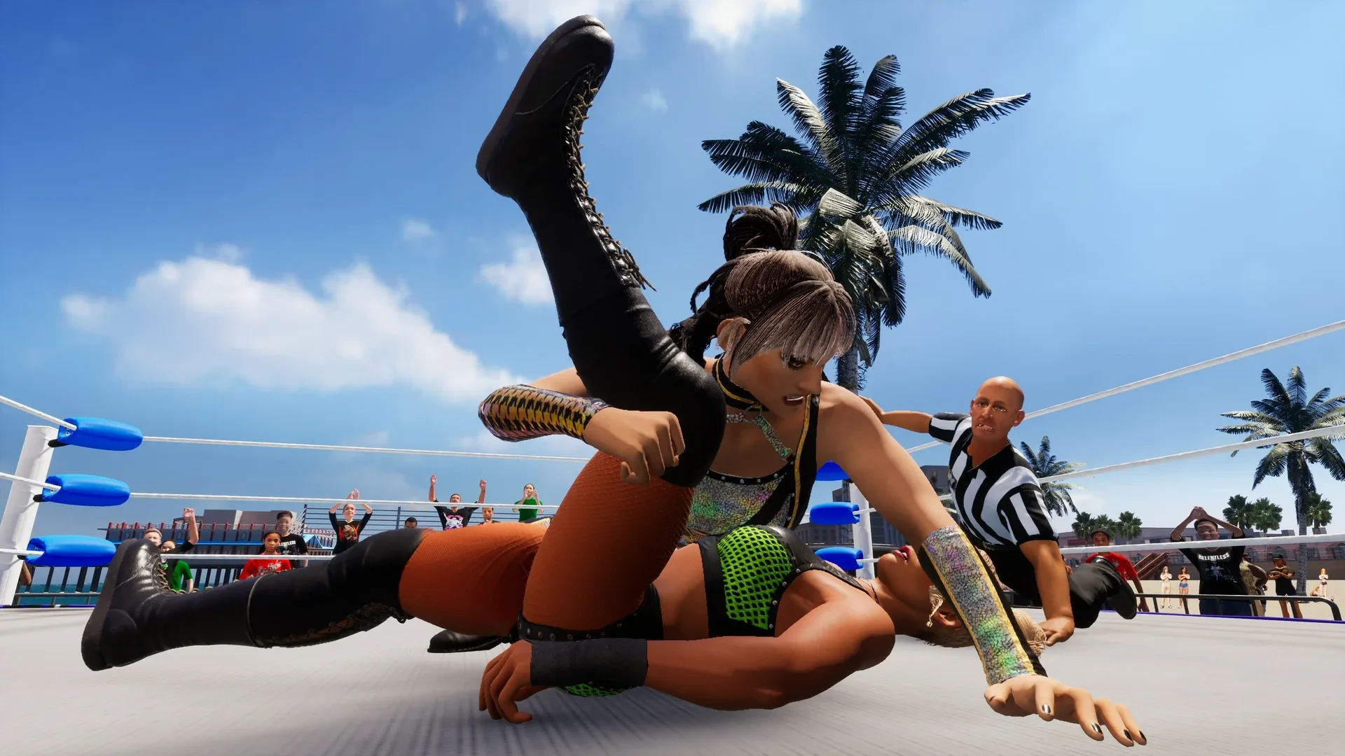 Captura de pantalla - All Elite Wrestling: Fight Forever - Hayter's Gunna Game