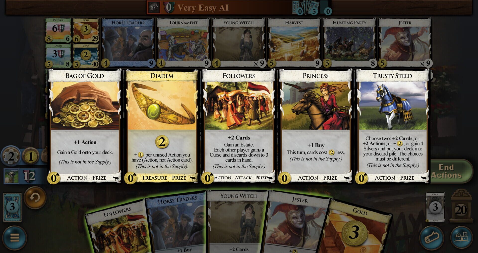 Dominion: Cornucopia - 1st Edition - Screenshot