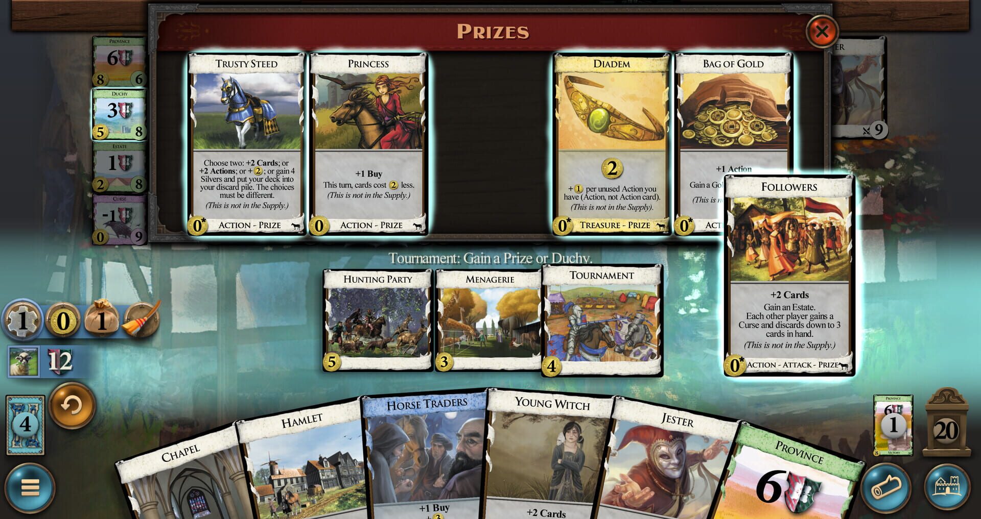 Dominion: Cornucopia - 1st Edition - Screenshot