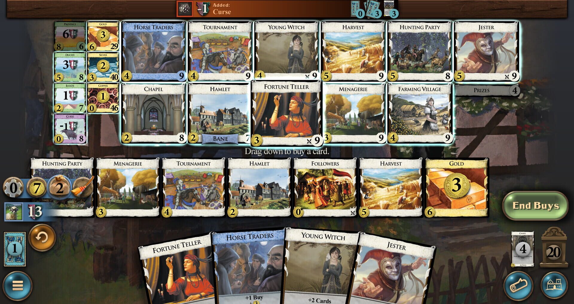 Dominion: Cornucopia - 1st Edition - Screenshot