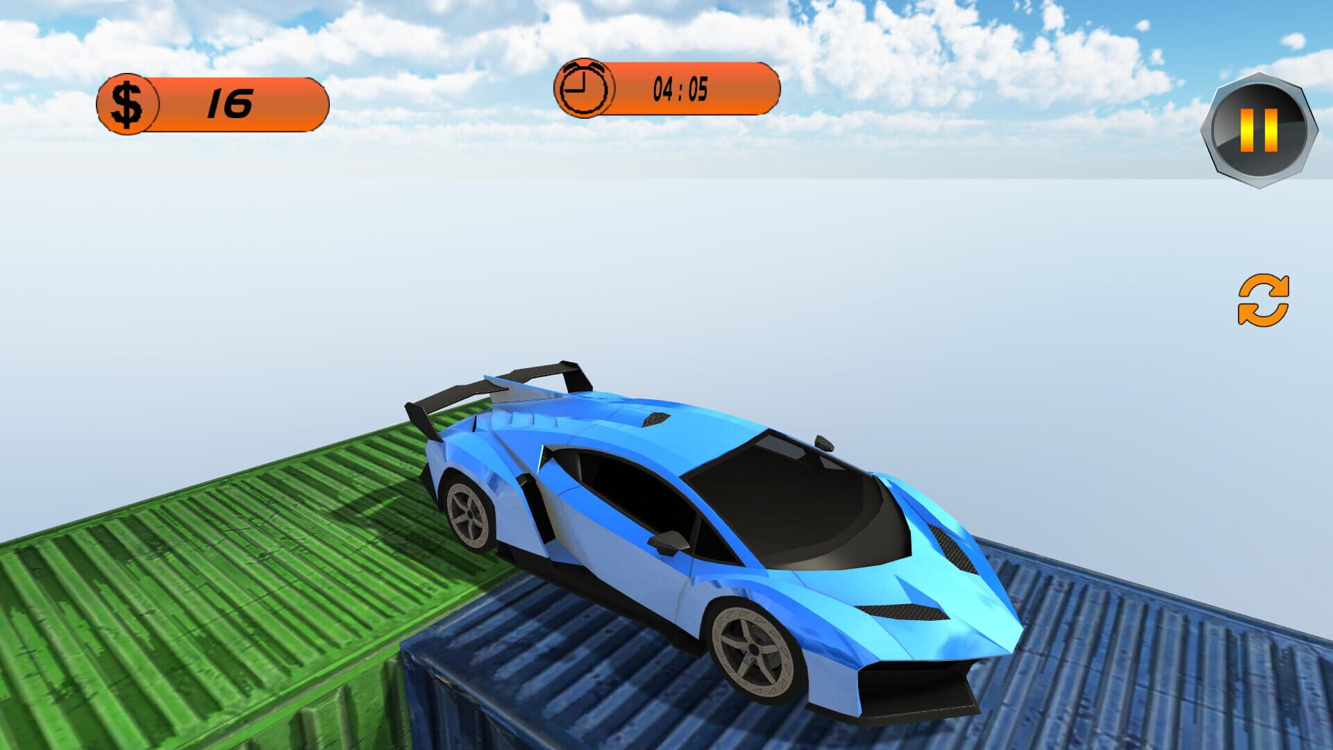Stunts above Clouds 2 - Screenshot