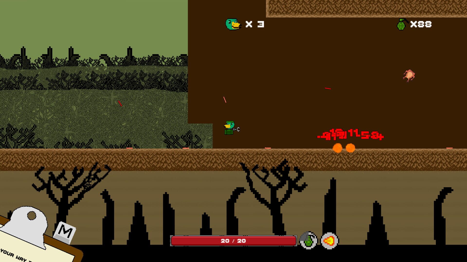 Ducking Grenades - Screenshot