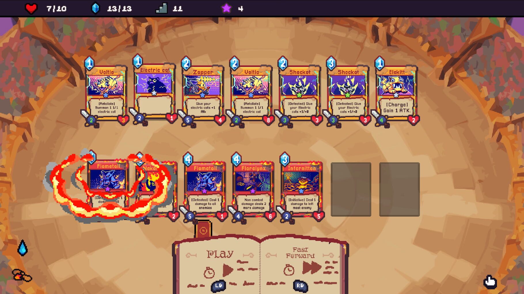 Spellcats: Auto Card Tactics screenshot