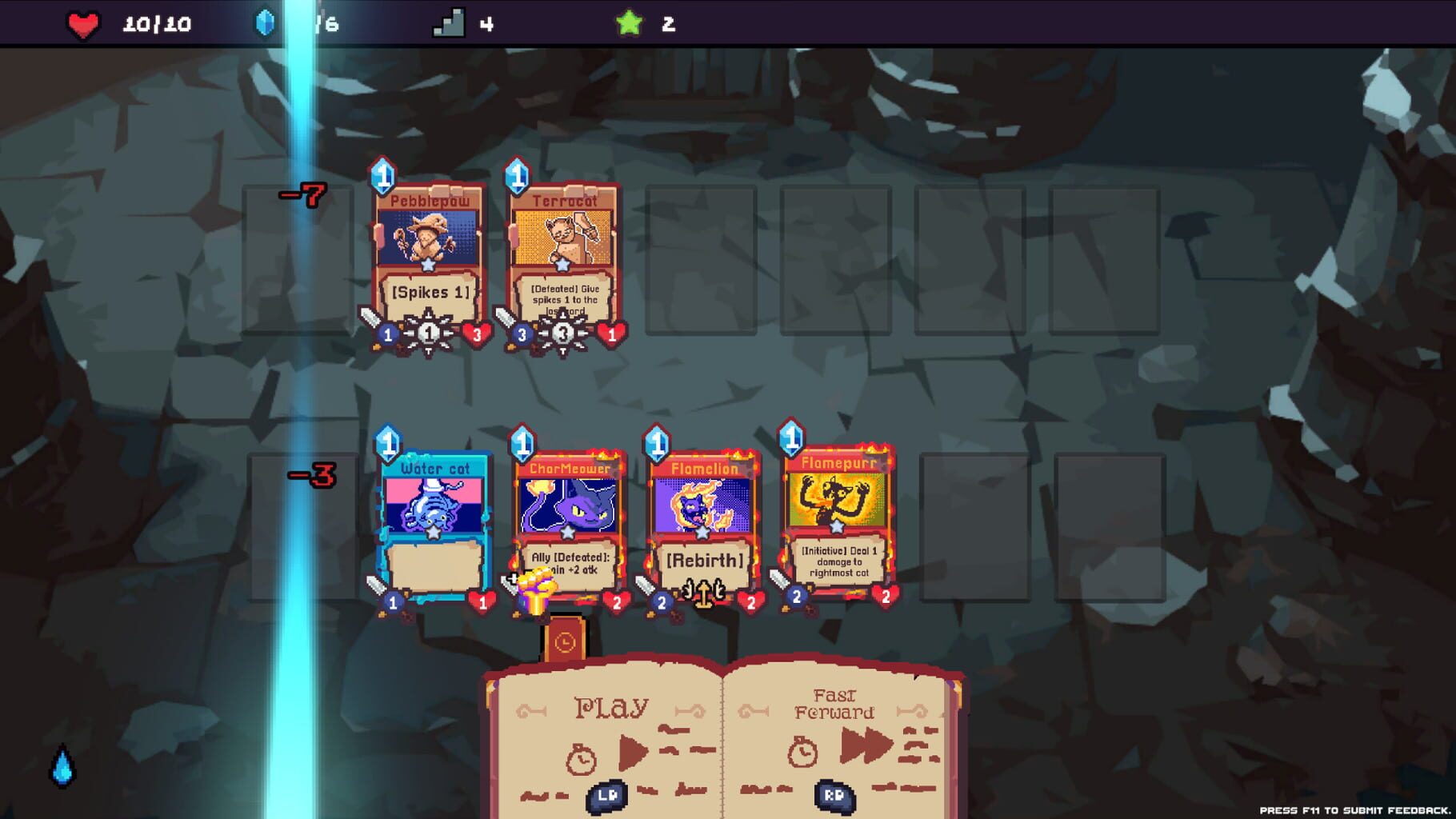 Spellcats: Auto Card Tactics screenshot