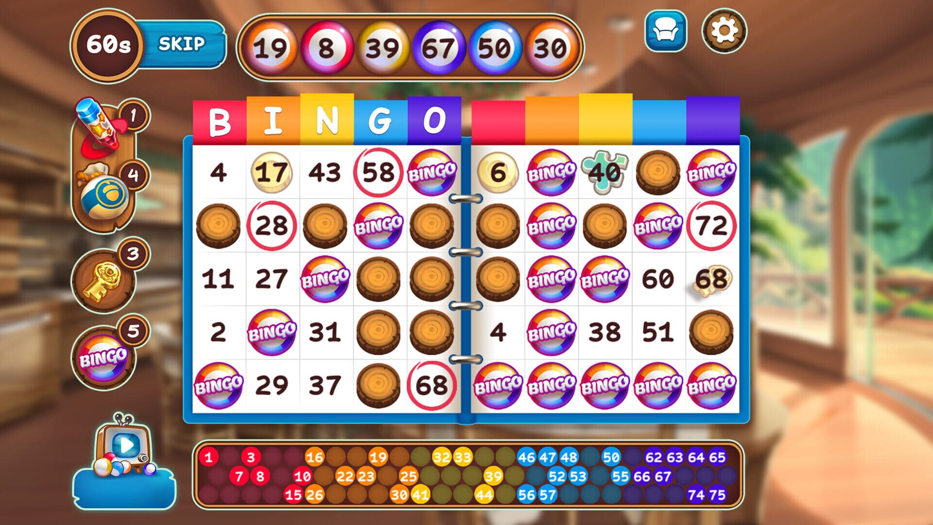 Bingo Beavers: Kitchen - Screenshot