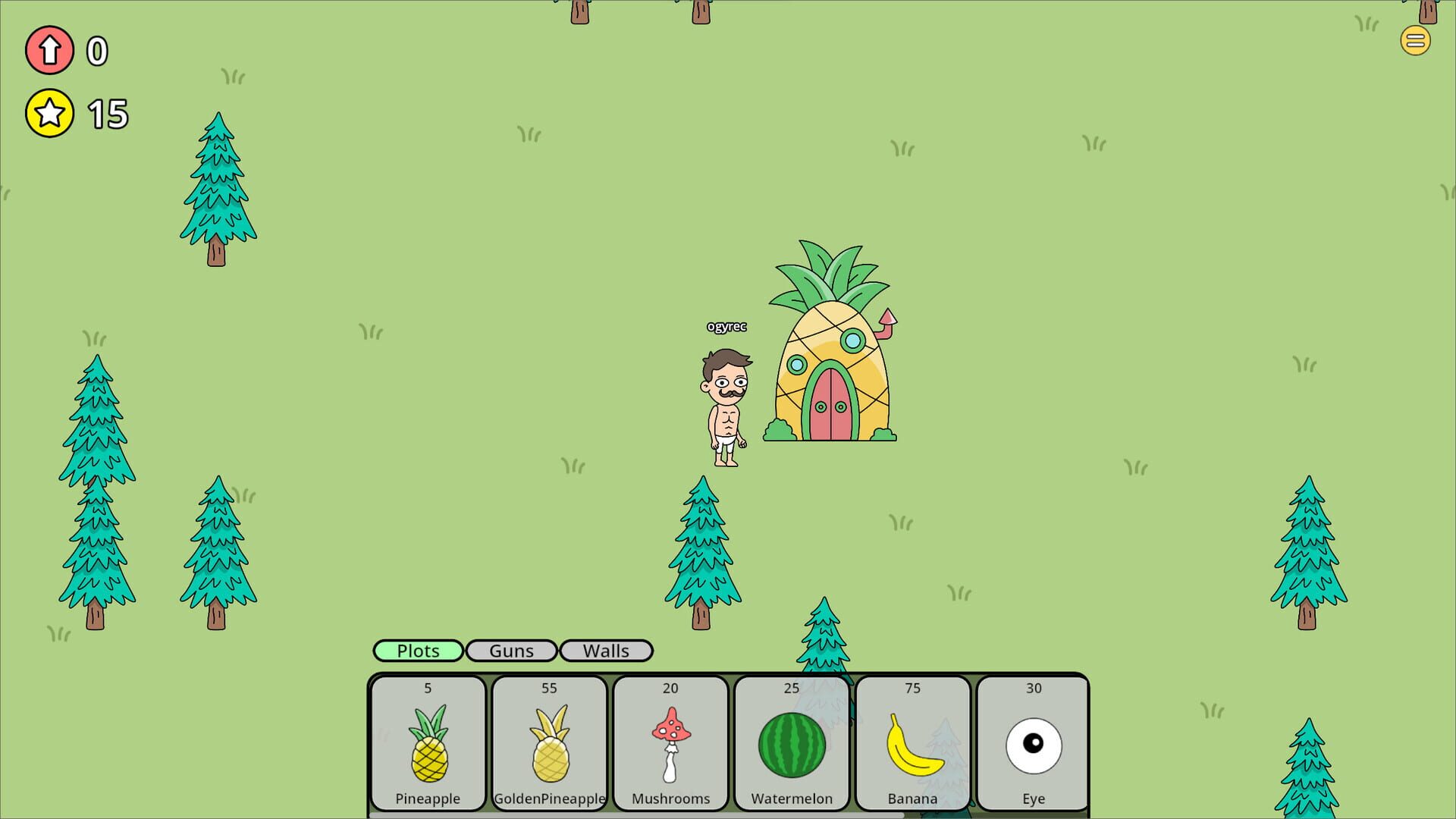 Pineapple Defense - Screenshot