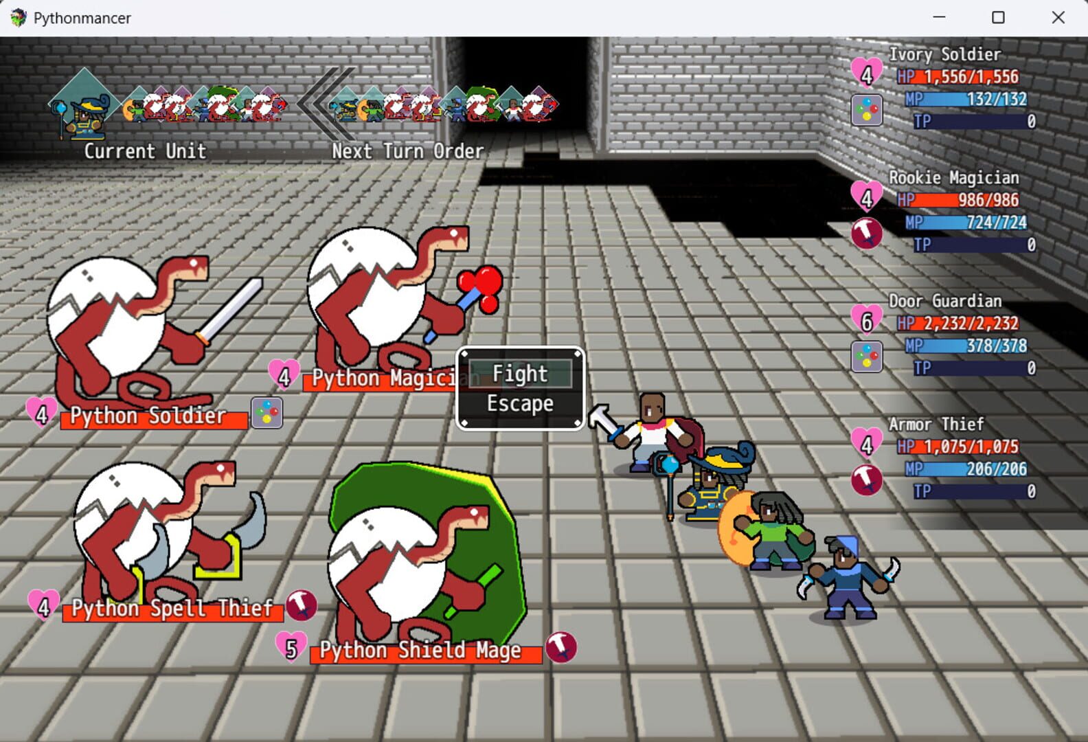 Pythonmancer - Screenshot