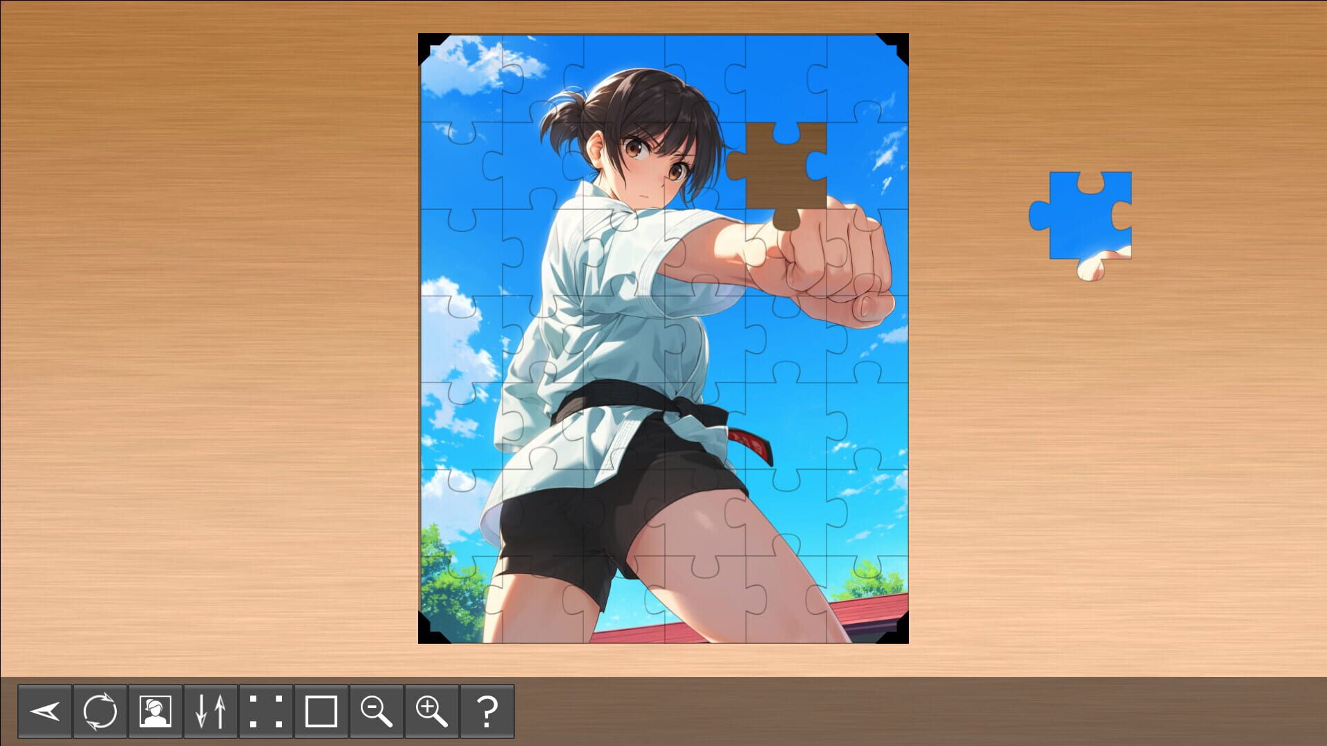 Anime Girl Puzzles: Misuzu - Screenshot