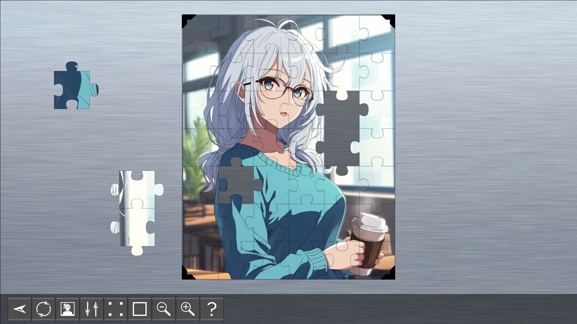 Anime Girl Puzzles: Rin - Screenshot