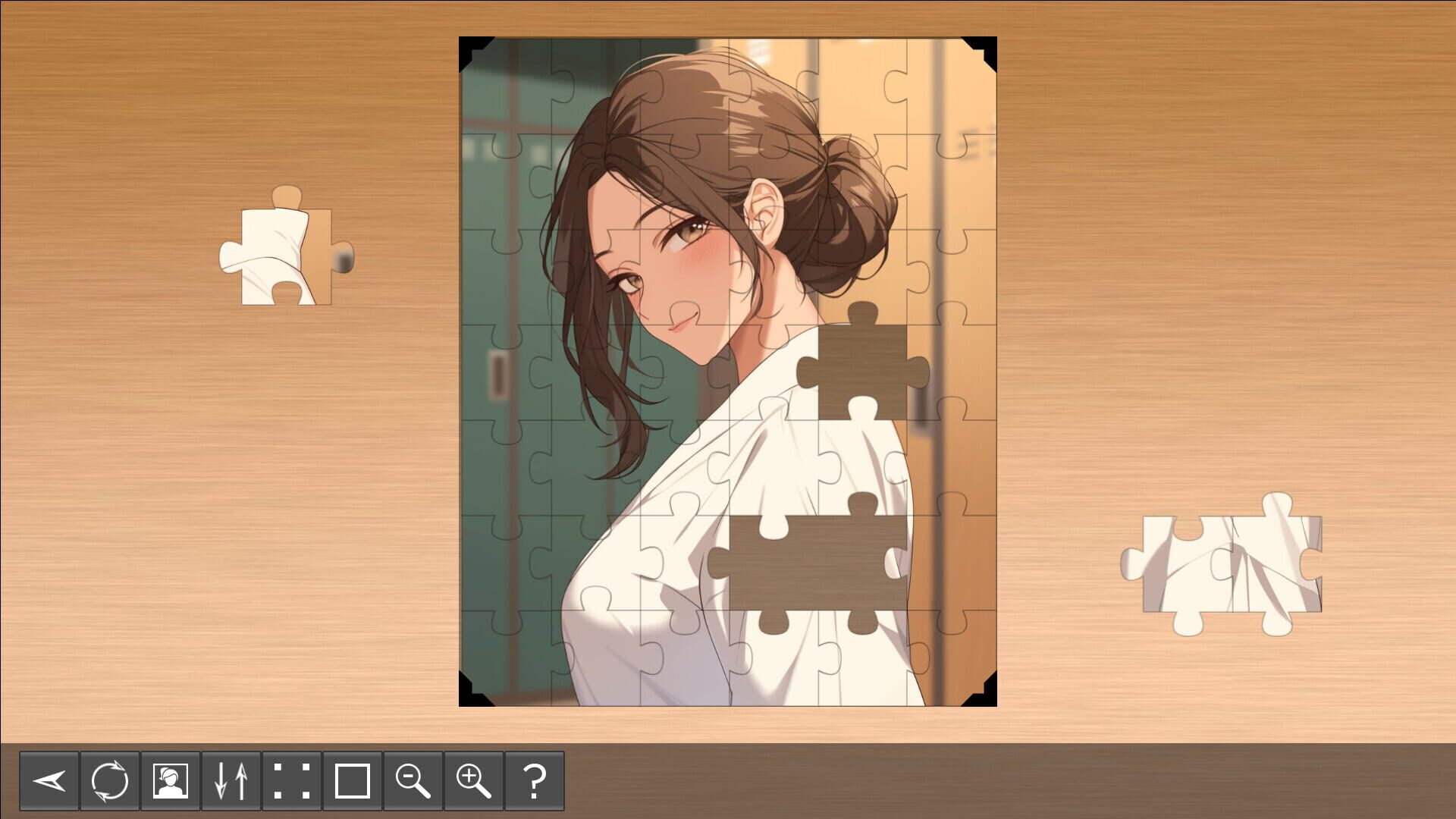 Anime Girl Puzzles: Misuzu - Screenshot