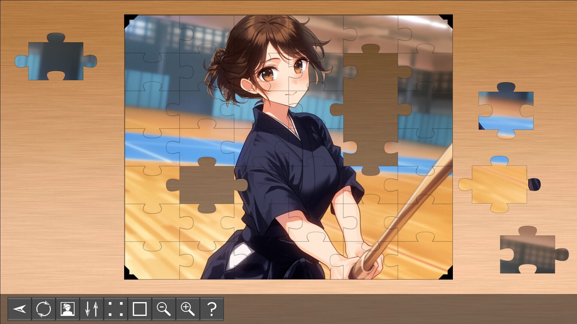 Anime Girl Puzzles: Misuzu - Screenshot