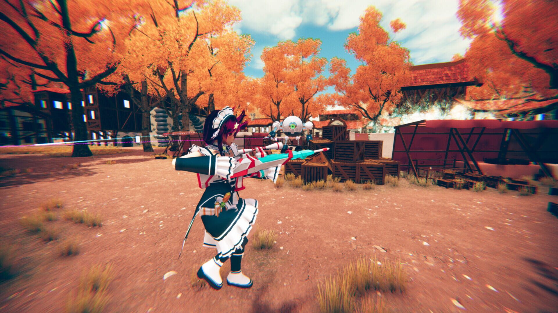 Trianga's Project: Battle Splash 2.0 - Pentaga Maid Outfit #1 - Screenshot