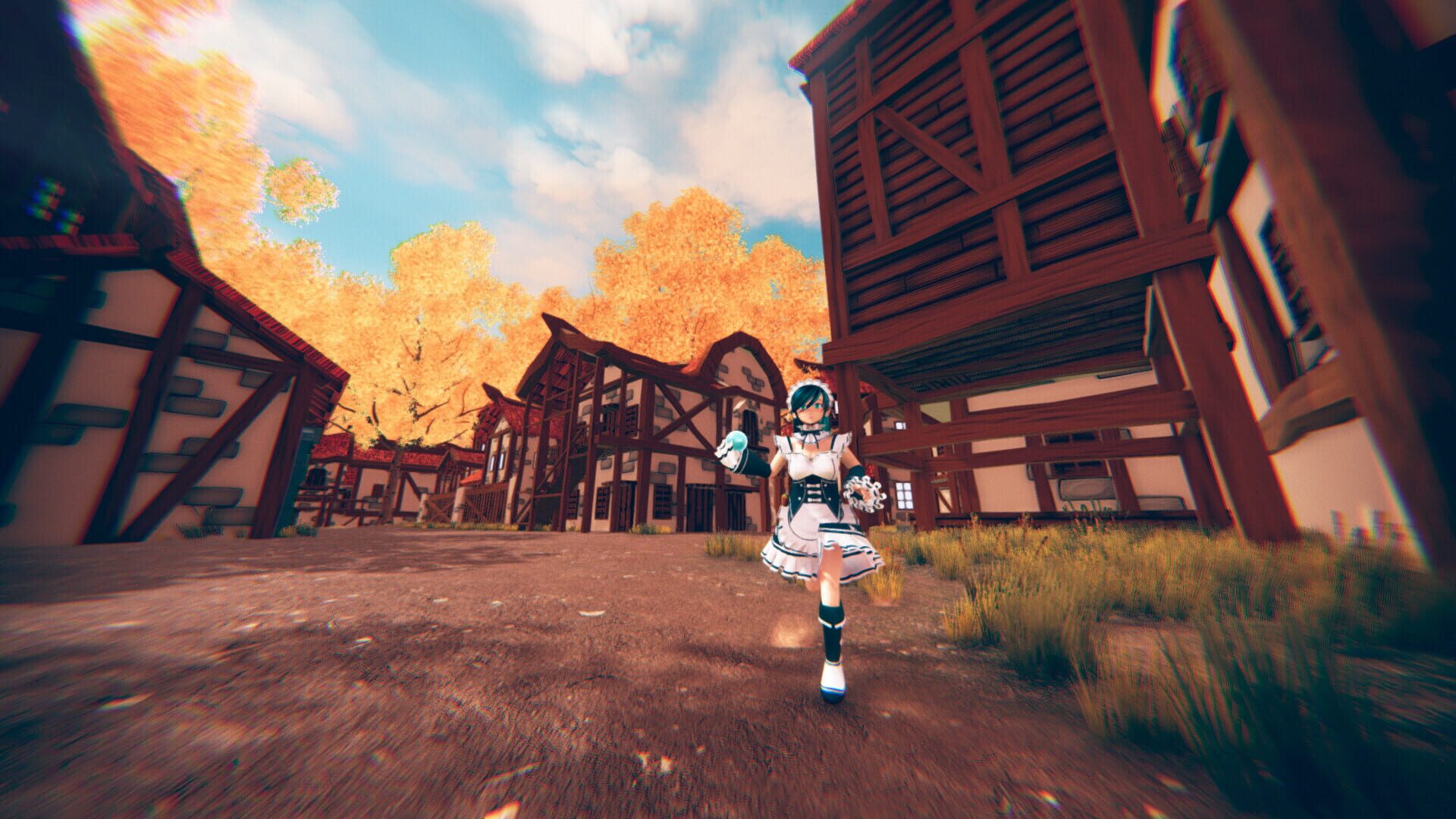 Trianga's Project: Battle Splash 2.0 - Temiko Maid Outfit #1 - Screenshot
