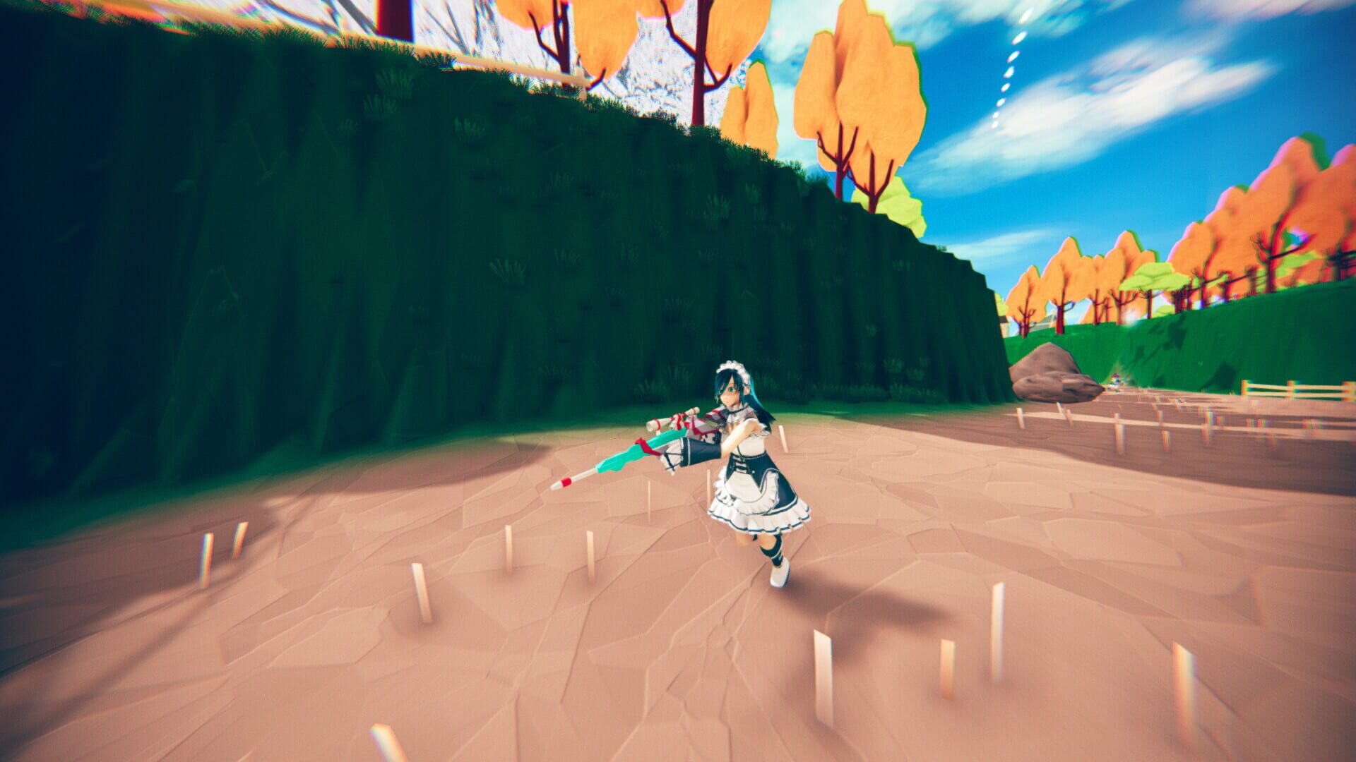 Trianga's Project: Battle Splash 2.0 - Temiko Maid Outfit #1 - Screenshot