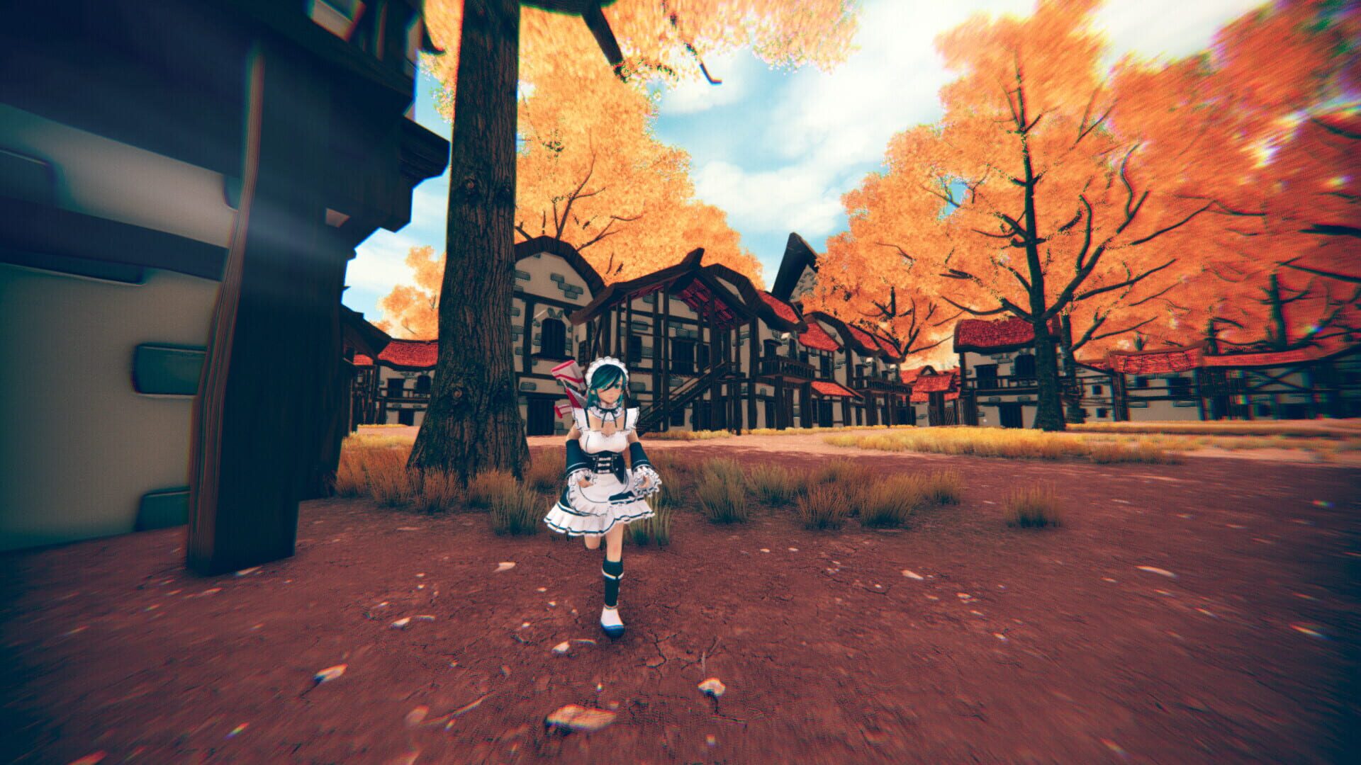 Trianga's Project: Battle Splash 2.0 - Temiko Maid Outfit #1 - Screenshot