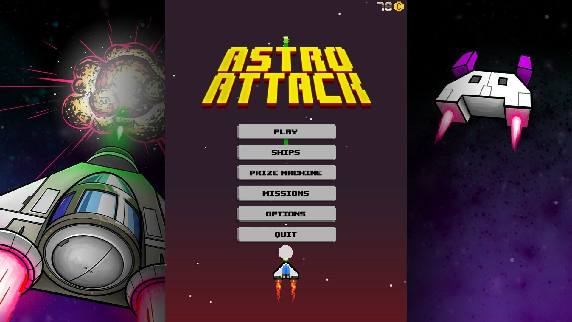 Astro Attack - Screenshot