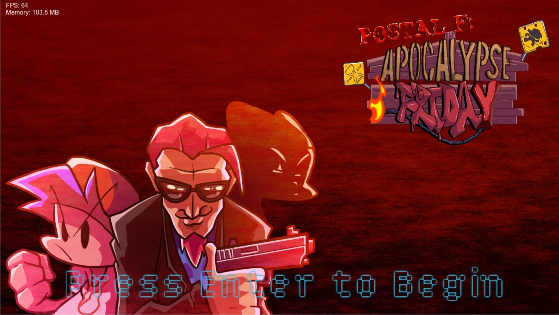 Postal F: The Thursday Expansion - A Mod for Friday Night Funkin'. - Screenshot
