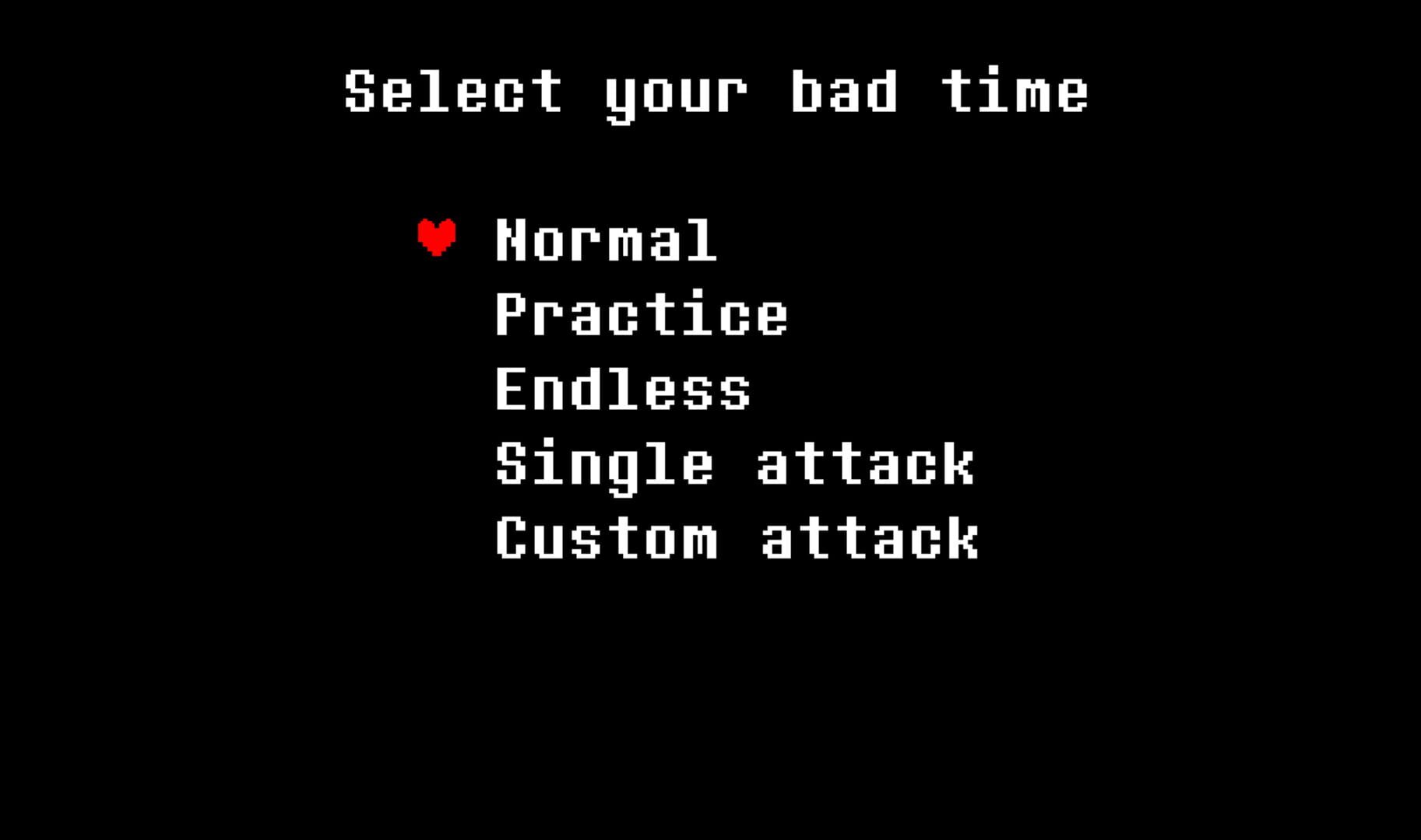 Bad Time Simulator (Sans Fight) - Screenshot