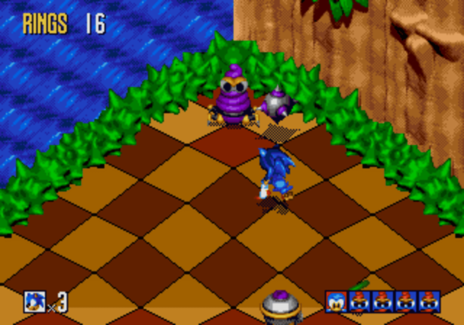 Sonic 3D Blast screenshot