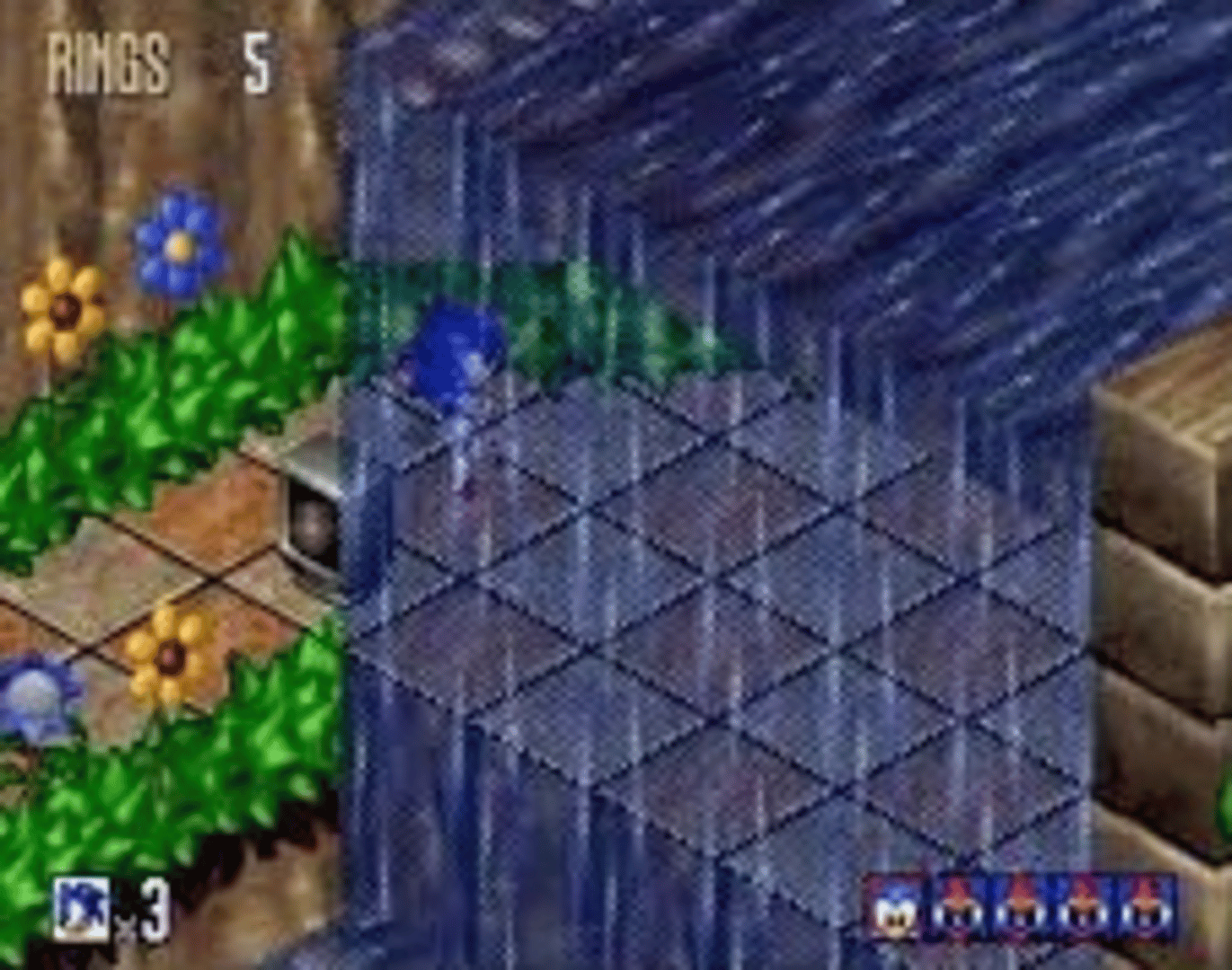 Sonic 3D Blast screenshot