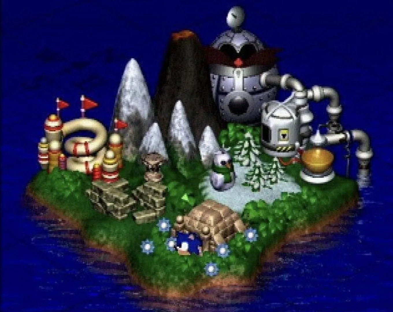Captura de pantalla - Sonic 3D Blast