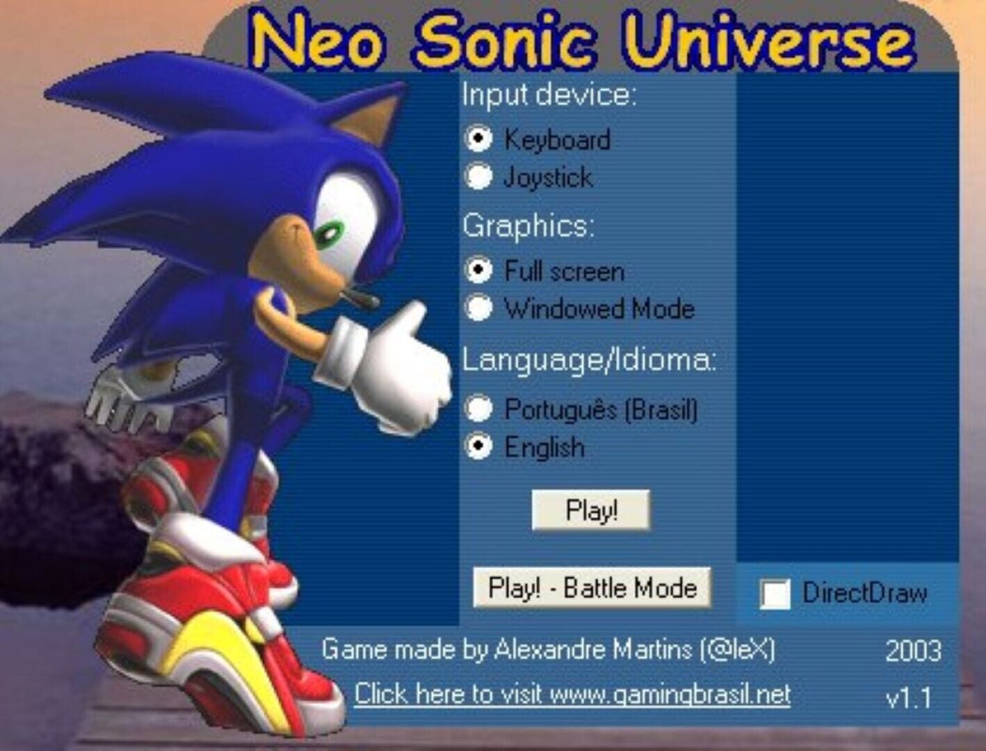 Neo Sonic Universe Image