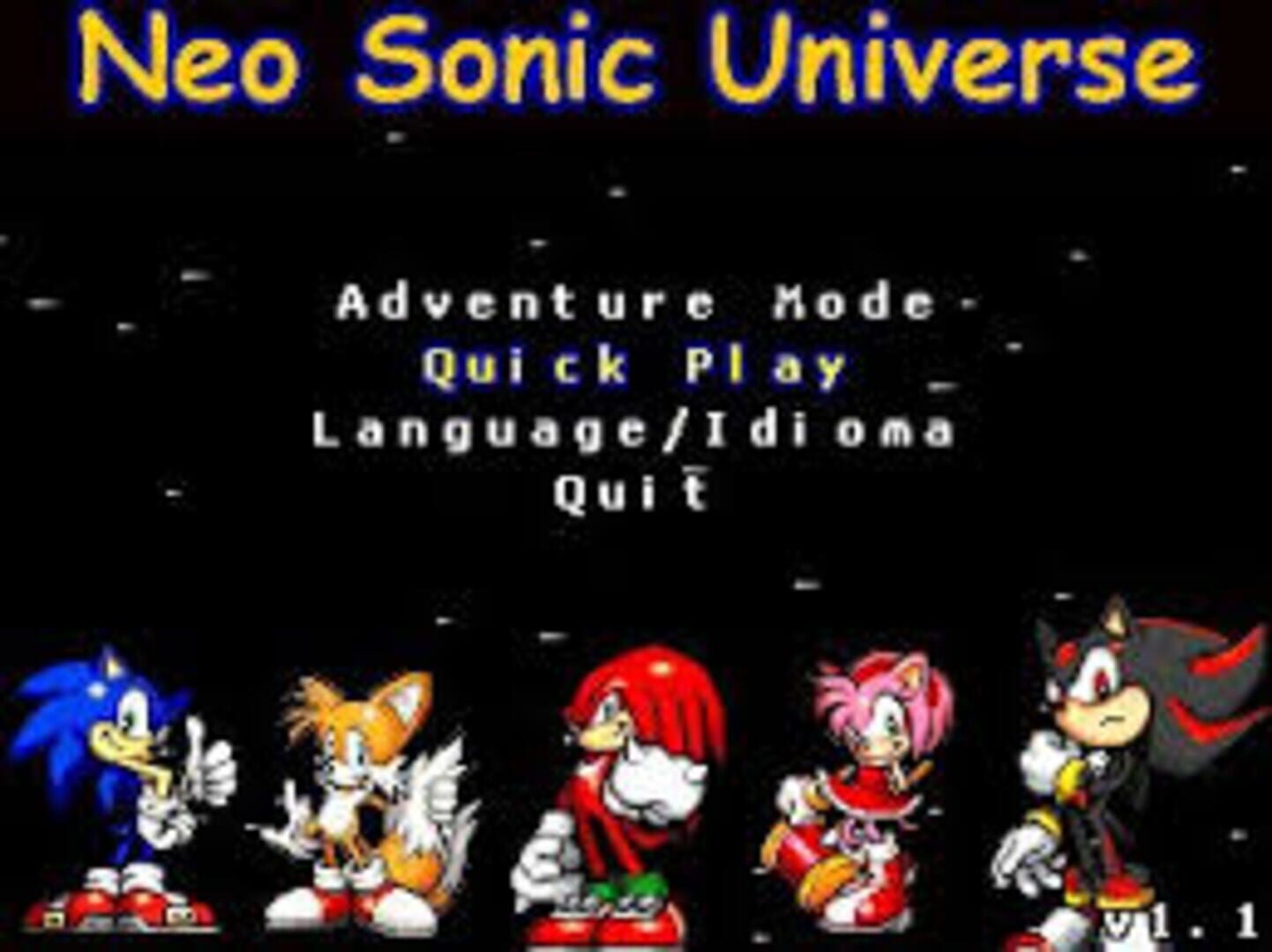 Neo Sonic Universe Image