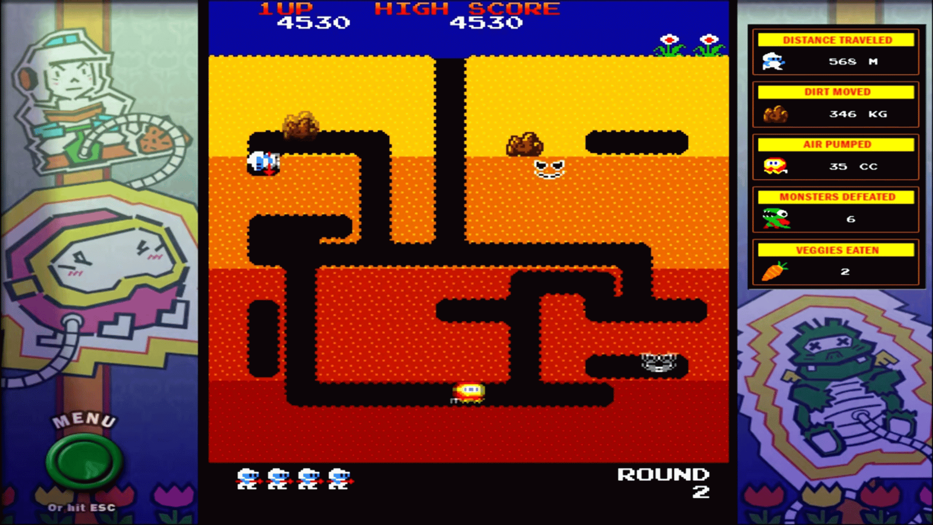 Namco All-Stars: Dig Dug screenshot