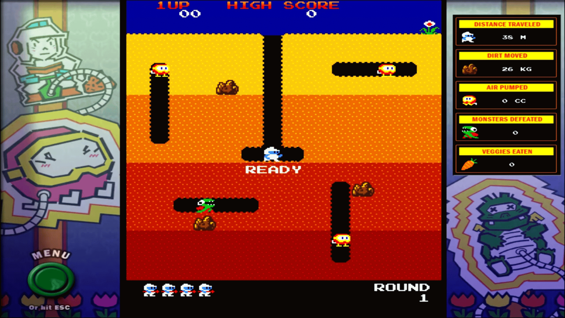 Namco All-Stars: Dig Dug screenshot