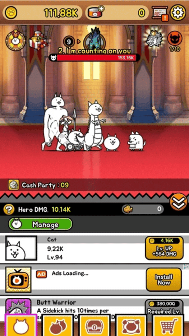 Battle Cats Rangers screenshot