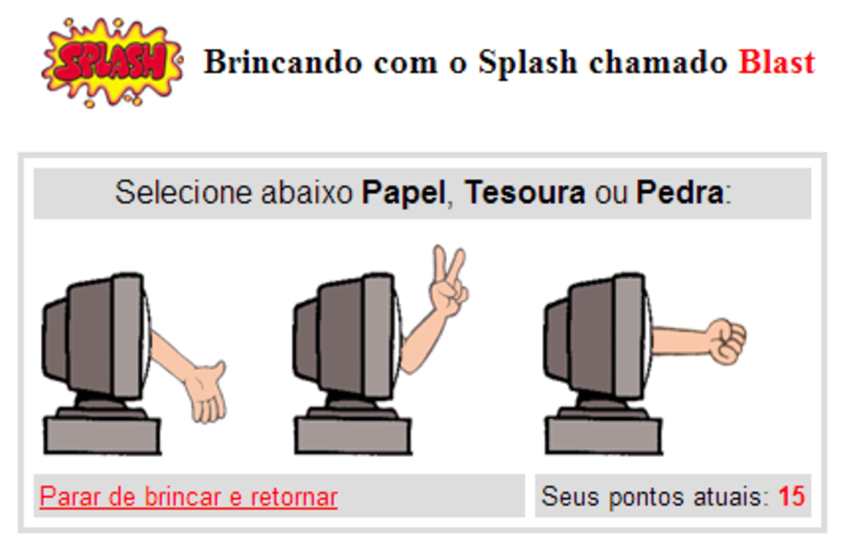 Splash: O Bichinho Virtual screenshot