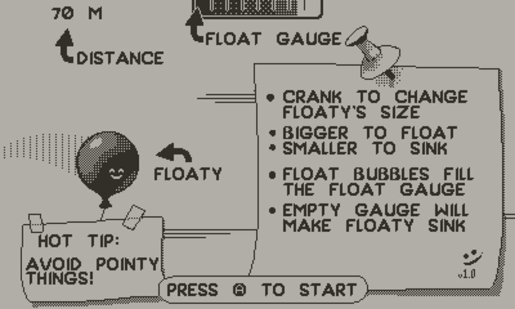 Captura de pantalla - Floaty McFloatFace: Just Keep Floating