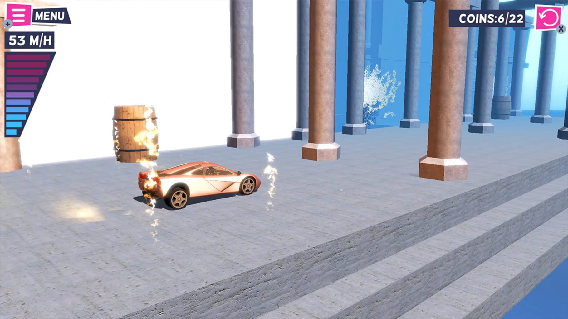 Crazy Stunt Driver: Extreme Racing Simulator screenshot