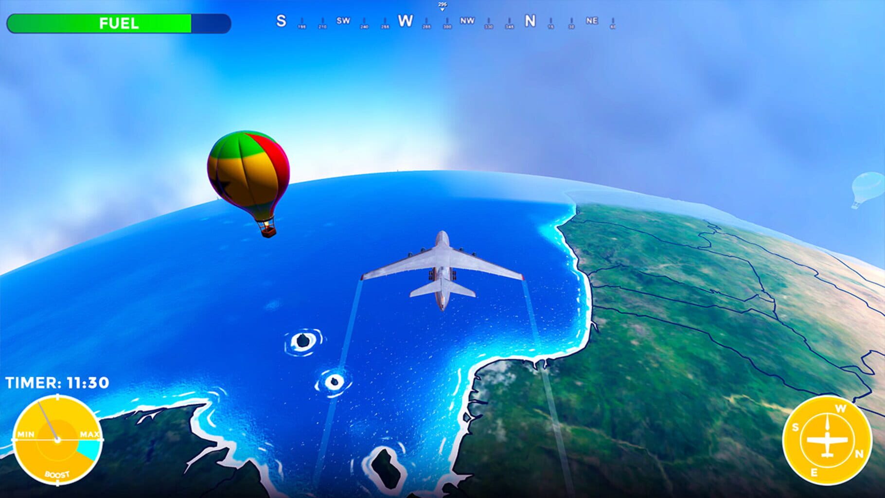 Airplane Delivery Simulator 2024: Realistic Geographical screenshot