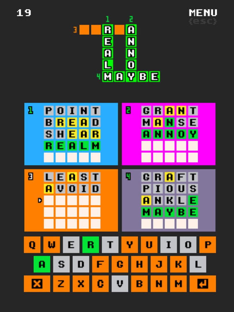 4ordle - Screenshot