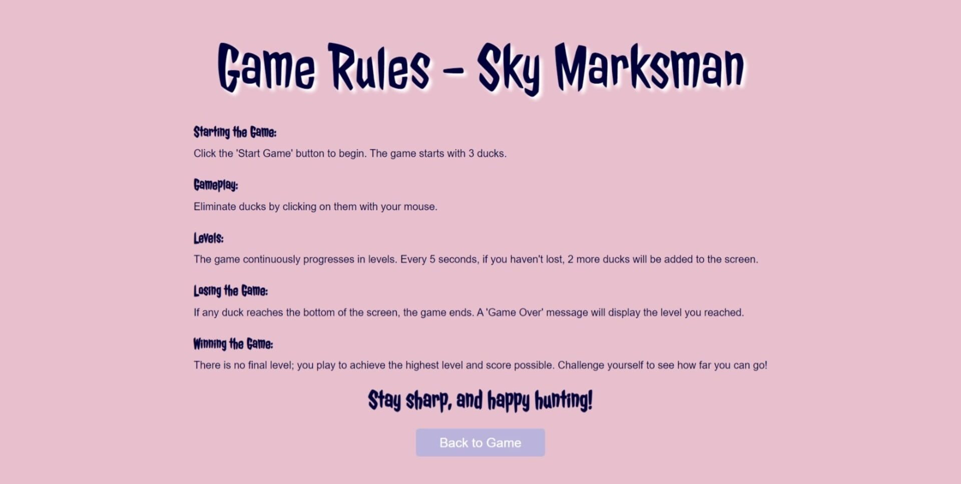 Sky Marksman - Screenshot
