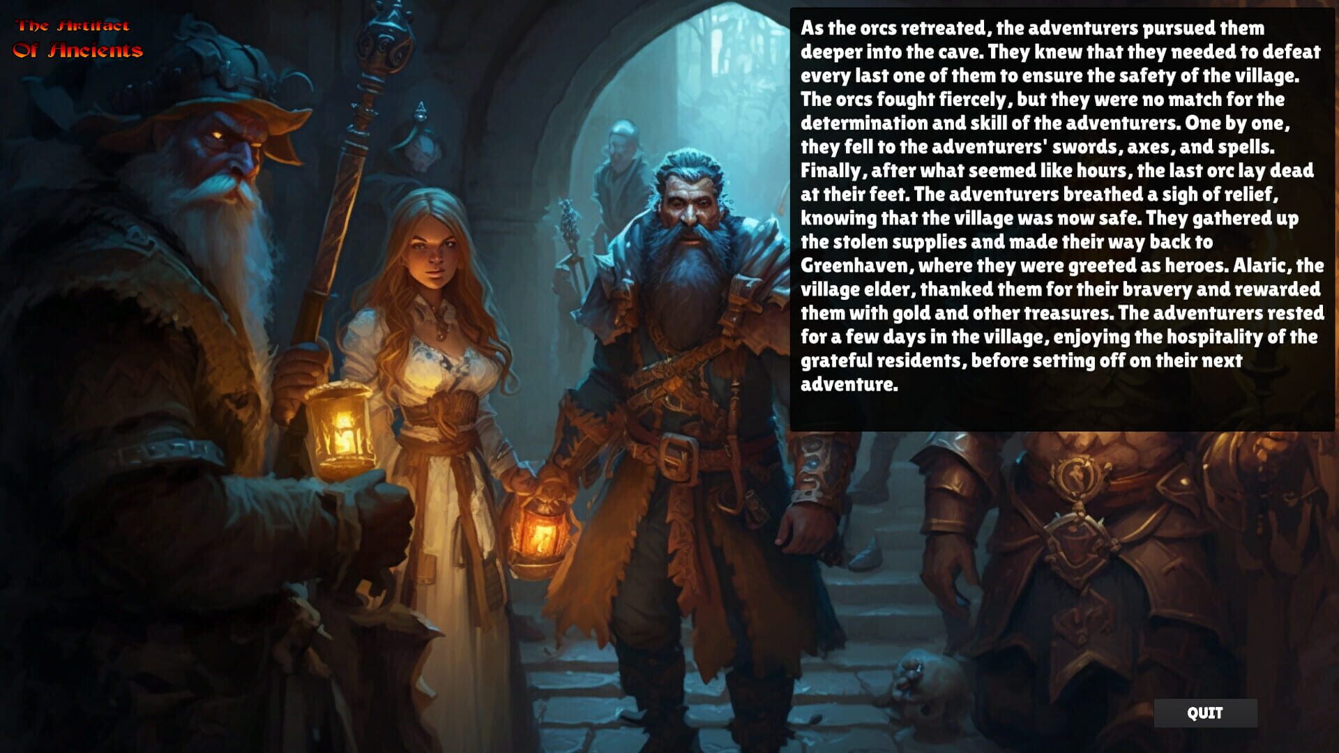 The Artifact of Ancients - Screenshot