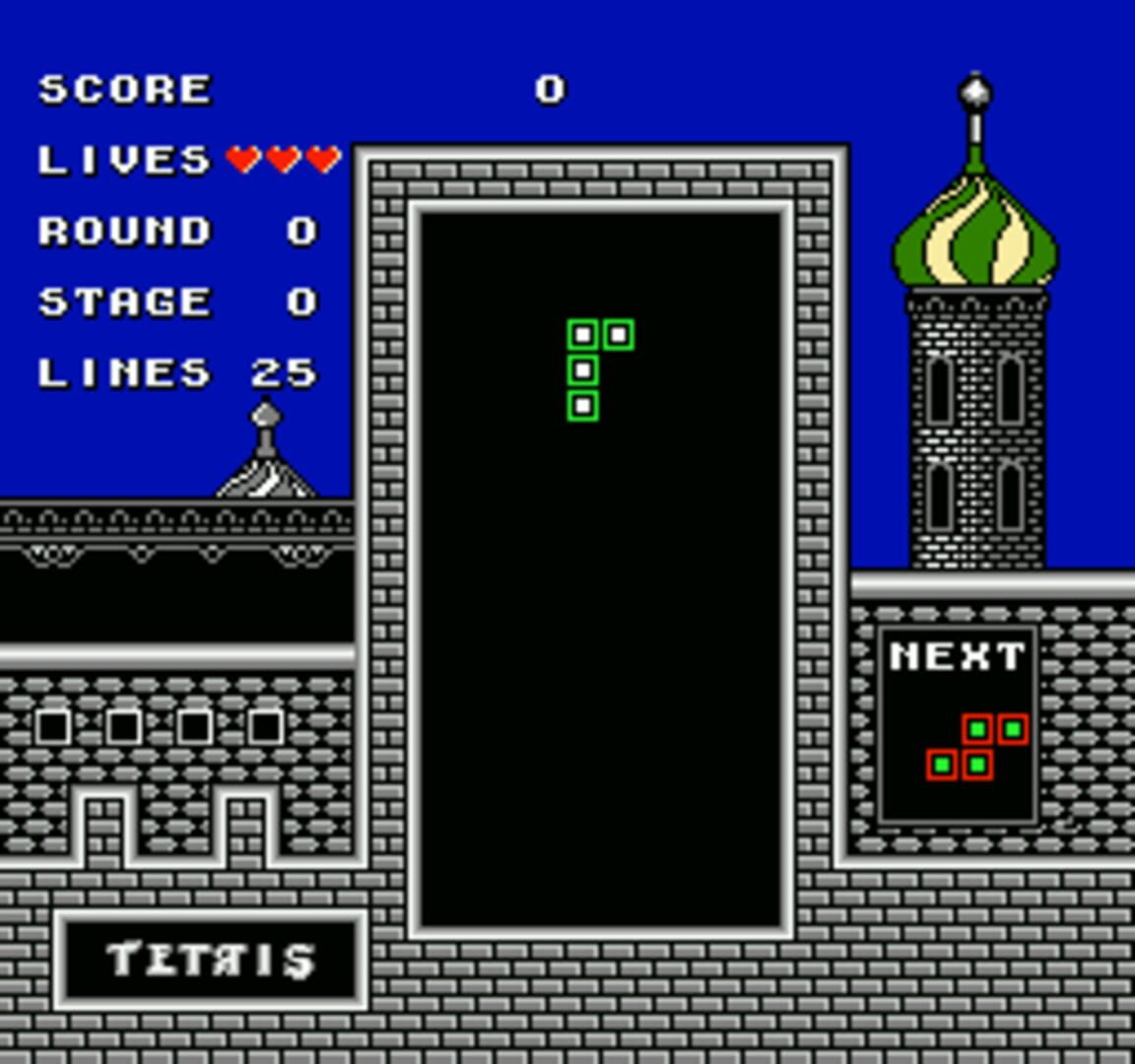 Tetris screenshot