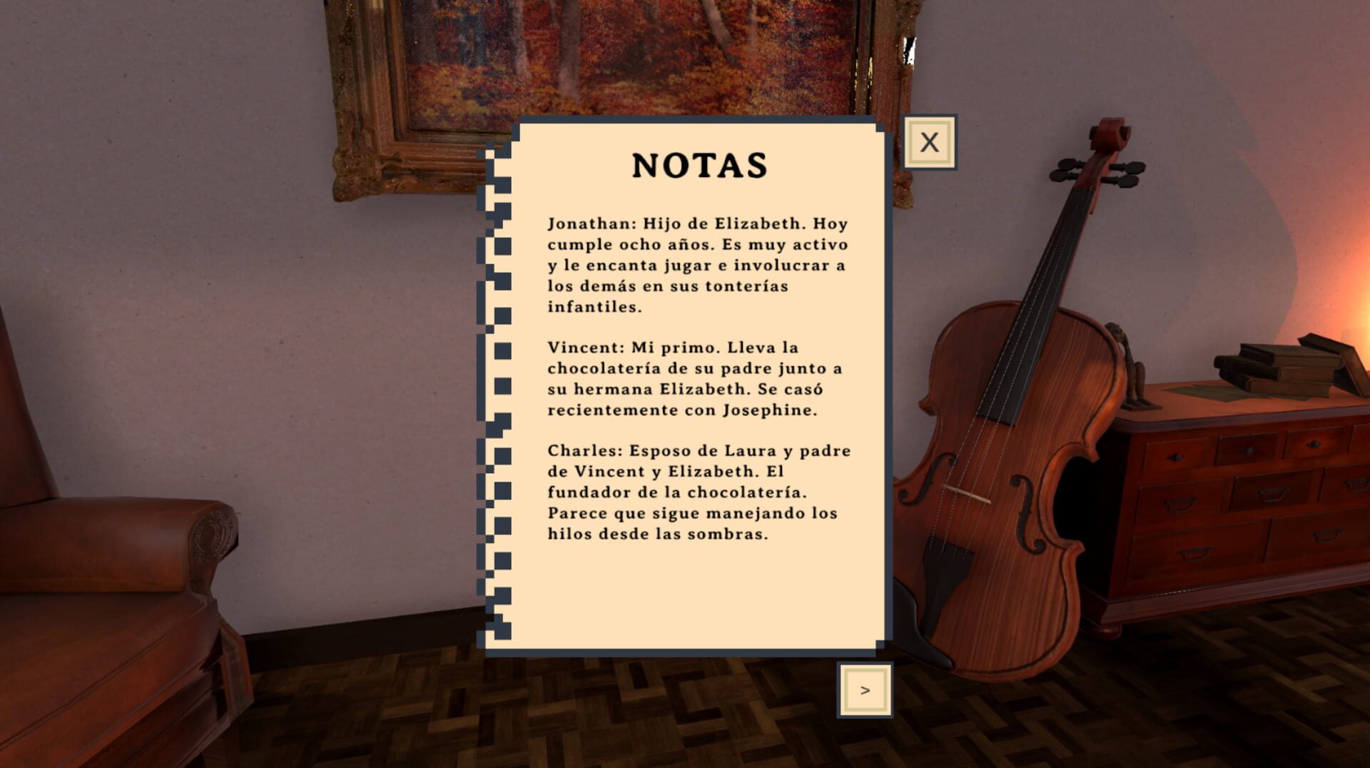 Vincent's Chocolate - Screenshot