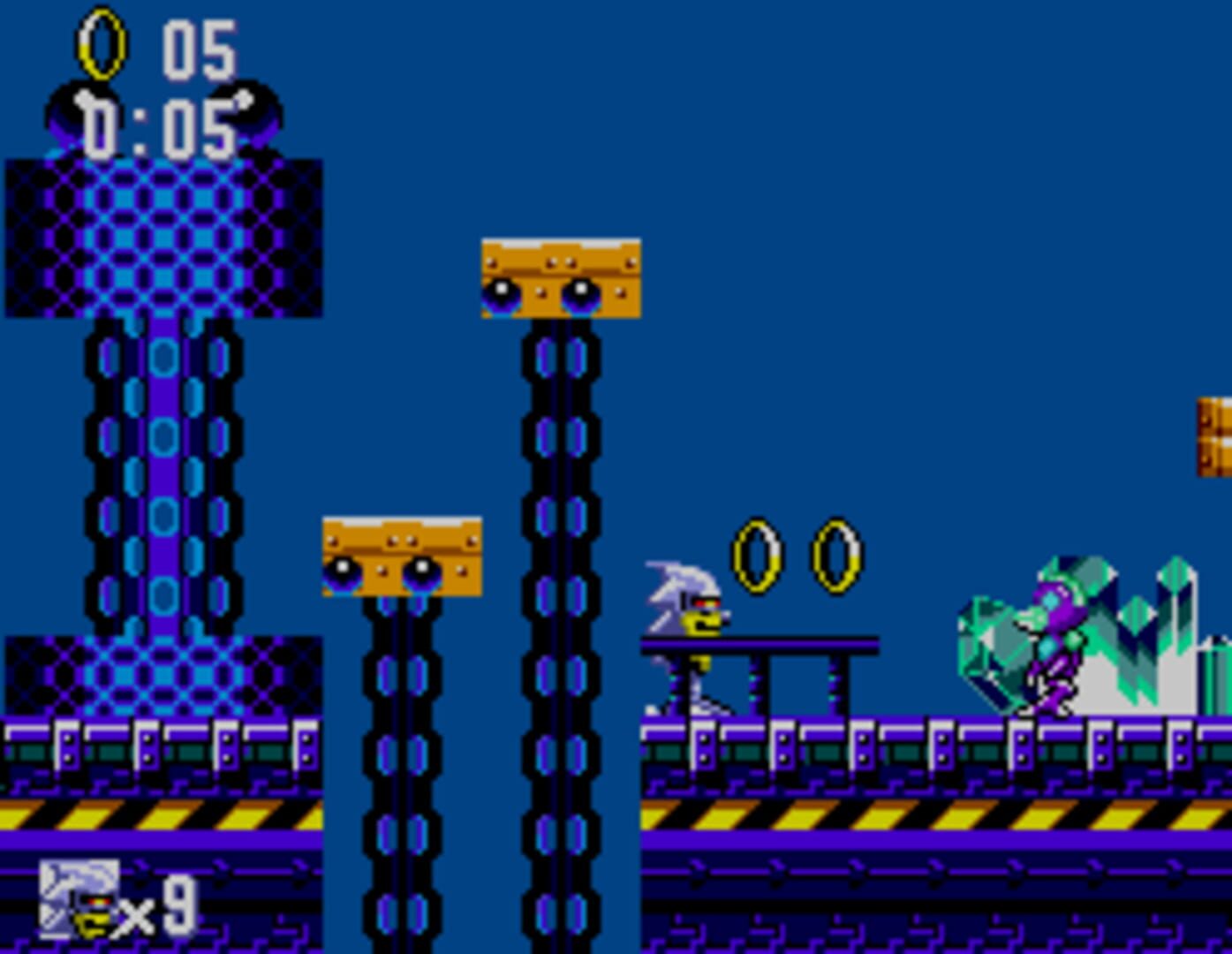 Silver Sonic: The Crystal Islands - Screenshot