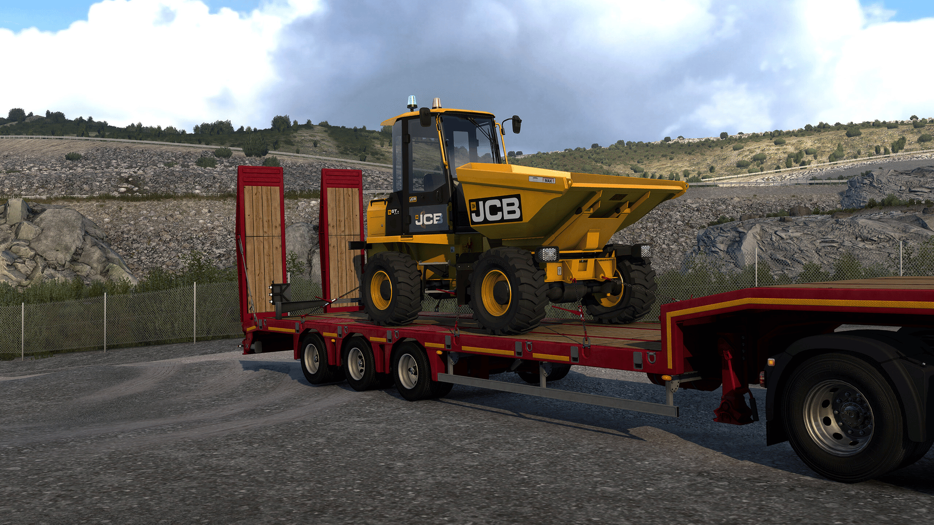 Euro Truck Simulator 2: JCB Equipment Pack screenshot