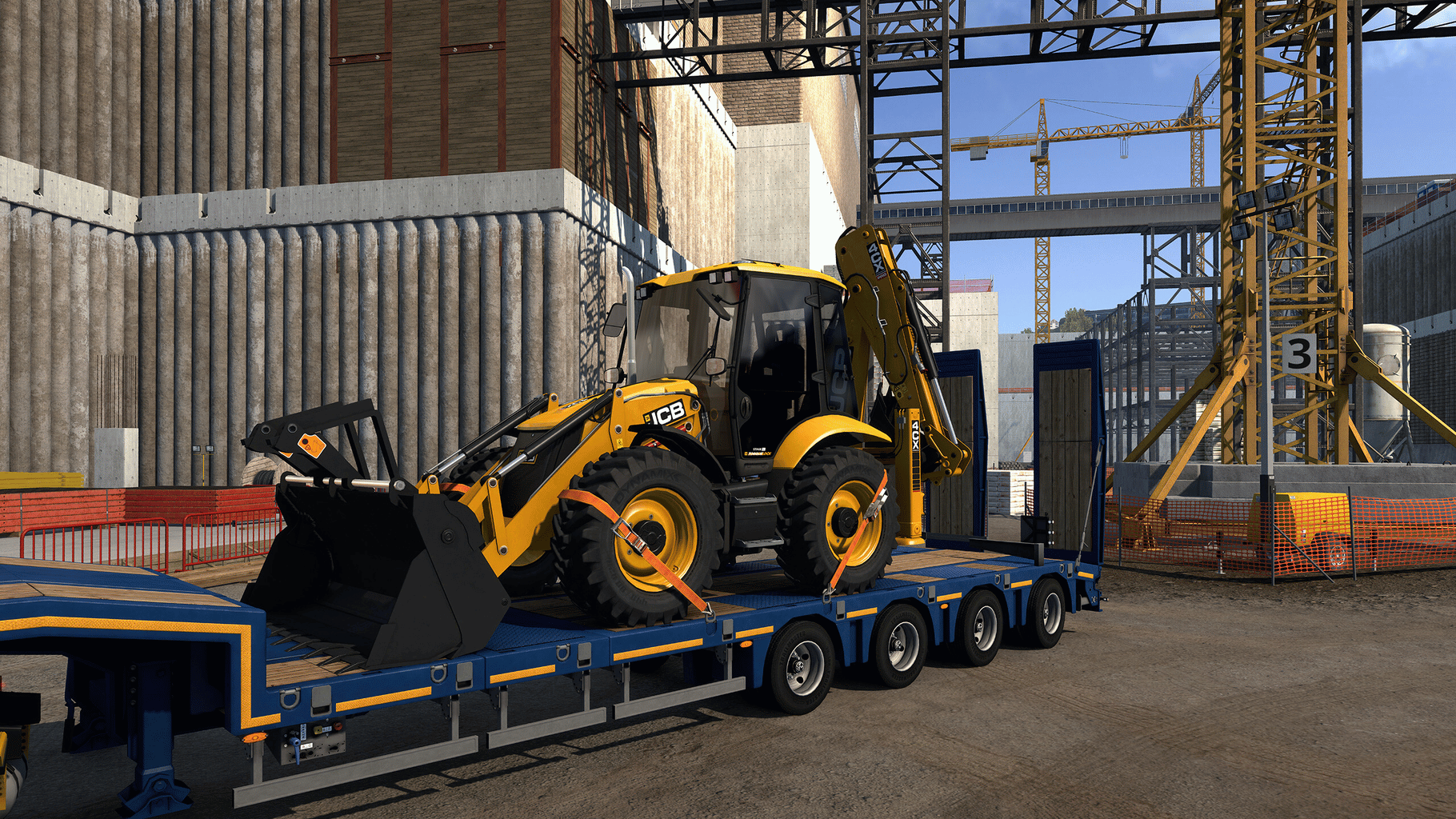 Euro Truck Simulator 2: JCB Equipment Pack screenshot