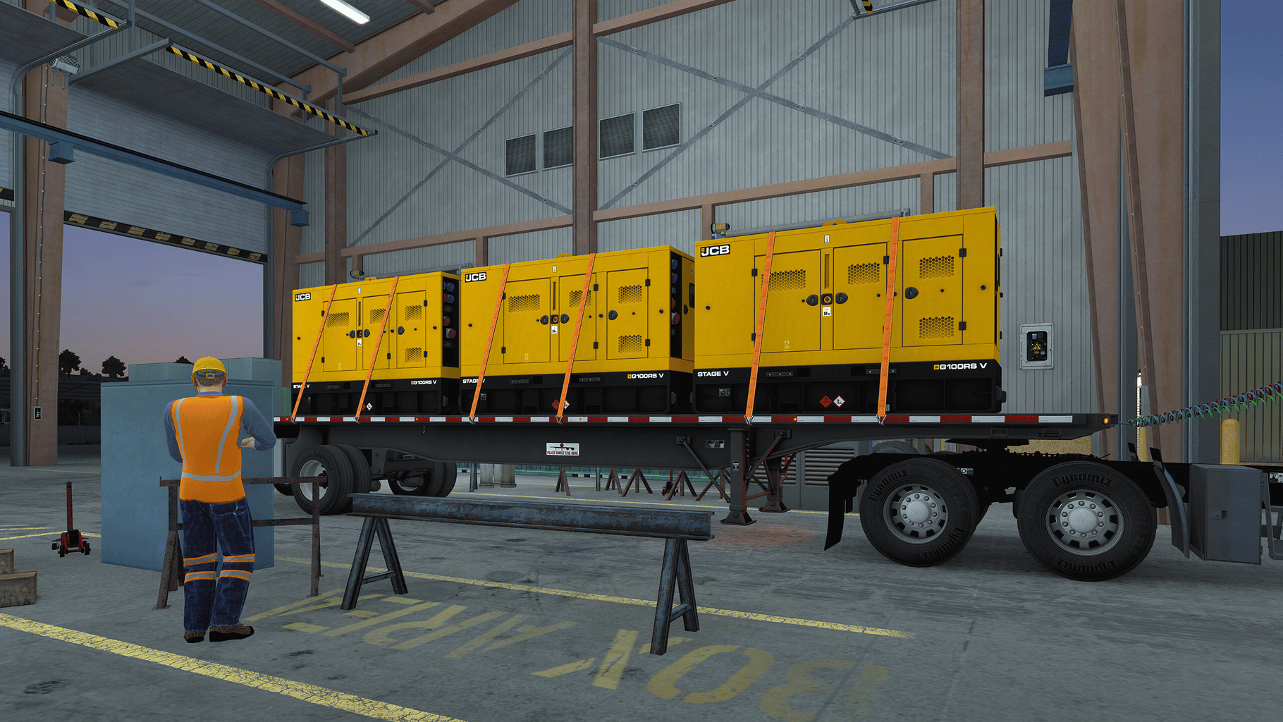 American Truck Simulator: JCB Equipment Pack screenshot